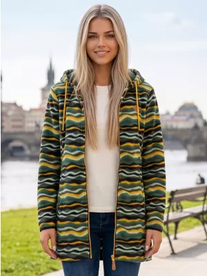 Ženska majica od flisa ALTISPORT ILANI KAKI