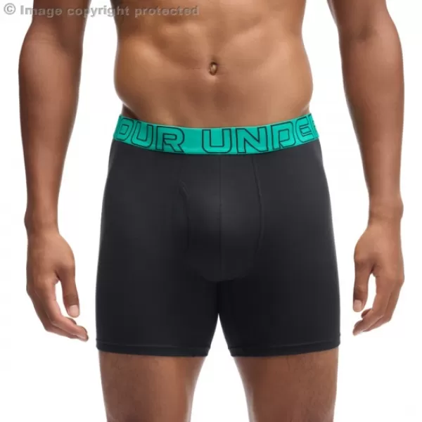  Muške bokserice UNDER ARMOUR UA PERFORMANCE COTTON - SOLID 6 - 3PK 1383889-007 CRNA 