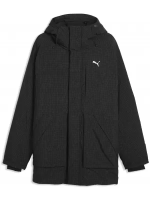 Muški kaput PUMA PROTECTIVE HOODED DOWN PARKA M 69456301 PUMA CRNA