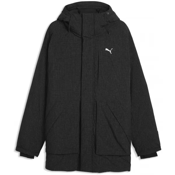  Muški kaput PUMA PROTECTIVE HOODED DOWN PARKA M 69456301 PUMA CRNA 