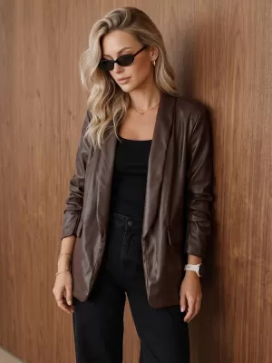 Ženska jakna DSTREET PY0165 SMEĐA