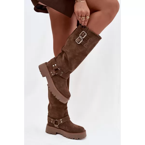  Ženske čizme BIG STAR SHOES OO274A182 BEŽ 