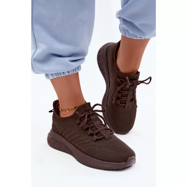  Ženske tenisice BIG STAR SHOES UU274055 SMEĐA/BEŽ 