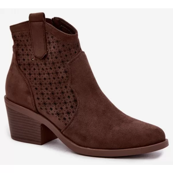  Ženske cipele S.BARSKI HY62-8149 KAVA 