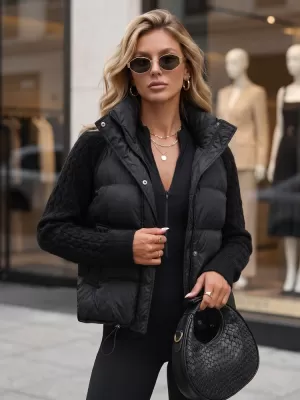 Ženska jakna DSTREET TY5930 CRNA