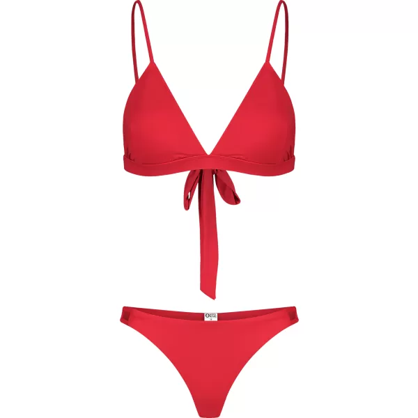  Ženski donji dio bikinija NORDBLANC TWINKLE NBSSS8242 CRVENA 