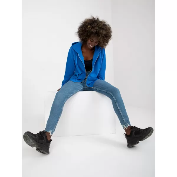  Ženski sweatshirt BASIC FEEL GOOD B-002.06 TAMNOPLAVA 