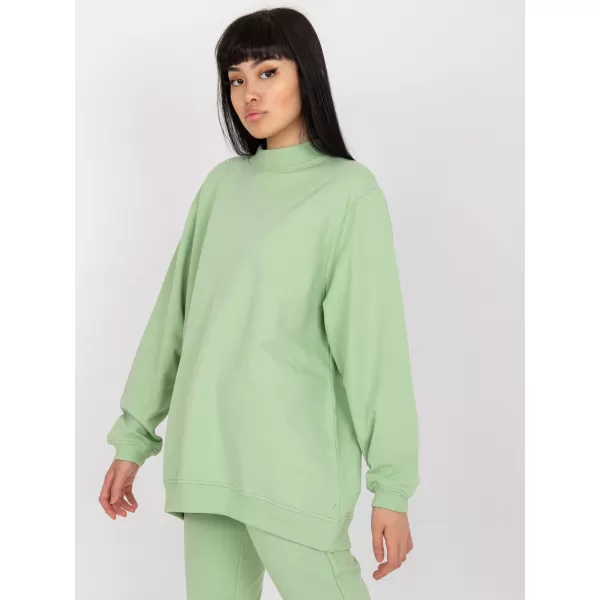  Ženski sweatshirt BASIC FEEL GOOD AP-BL-A-R001 PISTACIJE 