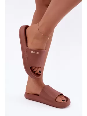 Ženske papuče BIG STAR SHOES UU274088 NIJANSE CRVENE