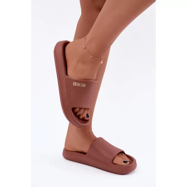  Ženske papuče BIG STAR SHOES UU274088 NIJANSE CRVENE 