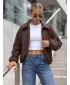 Ženska jakna DSTREET TY5957 SMEĐA