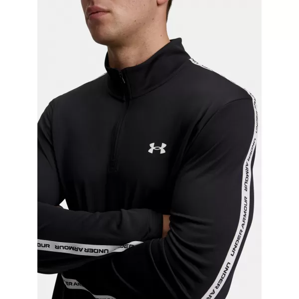  Muška majica kratkih rukava UNDER ARMOUR UA TECH TAPING 1/2 ZIP 6012357-001 CRNA 
