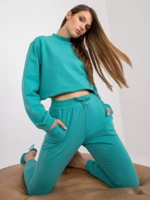 Ženske trenirke BASIC FEEL GOOD AP-DR-A-003 TIRKIZ