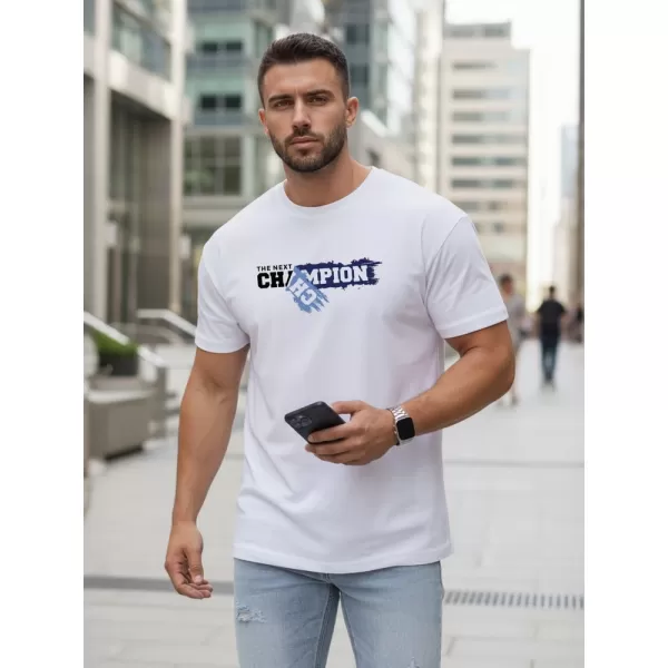  Muška majica kratkih rukava DSTREET NX5017R BIJELA 