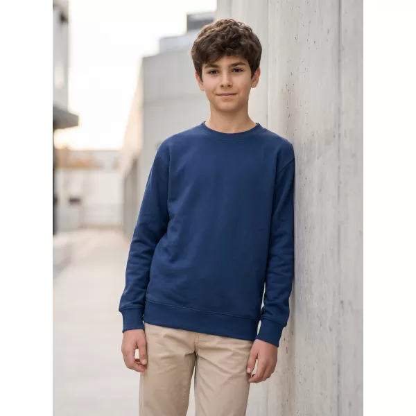  Dječji sweatshirt MALFINI CREW 427 PONOĆNO PLAVA 