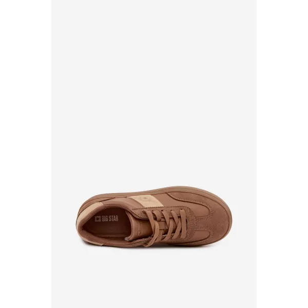  Ženske tenisice BIG STAR SHOES UU274015 SMEĐA/BEŽ 