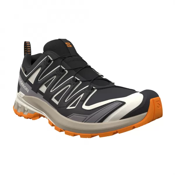  Muške cipele SALOMON XA PRO 3D V9 GORE-TEX L47881900 CRNI/LED OD VANILIJE/KURKUMA 
