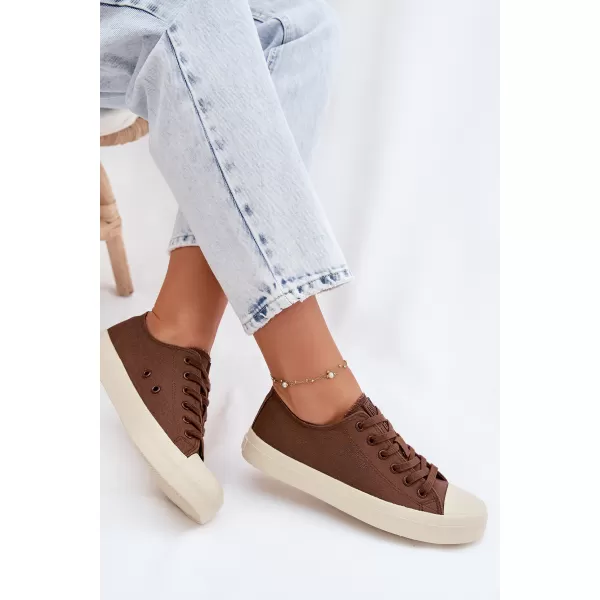  Ženske tenisice BIG STAR SHOES TT274123 SMEĐA/BEŽ 