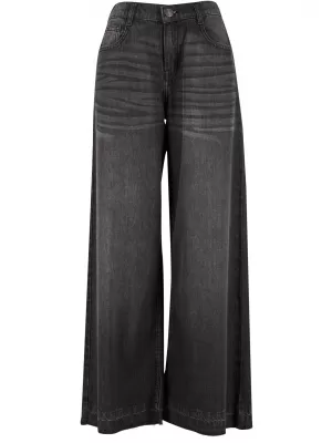 Ženske hlače URBAN CLASSICS TB7712 CRNO OPRANO