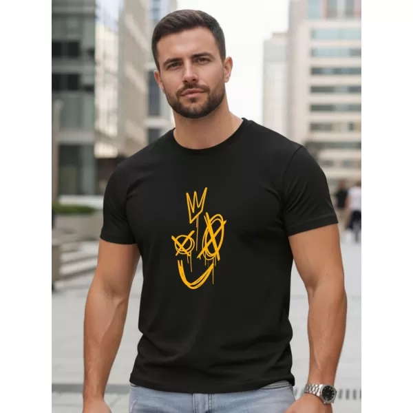  Muška majica kratkih rukava DSTREET NX0138R-BK CRNA 