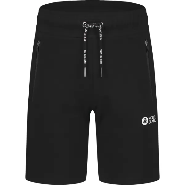  Muške pamučne kratke hlače NORDBLANC RELAXEDFIT NBSPM8254 CRNA 