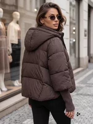 Ženska jakna DSTREET TY5896 SMEĐA