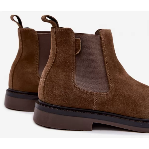 Muške cipele BIG STAR SHOES UU174277 SMEĐE/BEŽ SJENE 