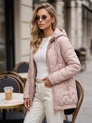 Ženska jakna DSTREET TY5804 RUŽIČASTA