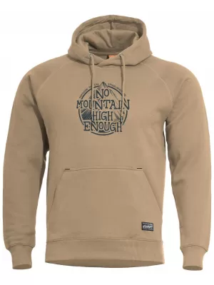 Muški sweatshirt PENTAGON PHAETON HOOD SWEATER NO MOUNTAIN K09021-NM TAN SMEĐA