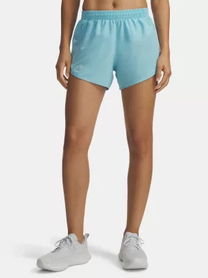Ženske kratke hlače UNDER ARMOUR UA FLY BY 3 SHORTS 1382438-425 PLAVA