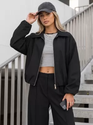 Ženska jakna DSTREET TY5958 CRNA