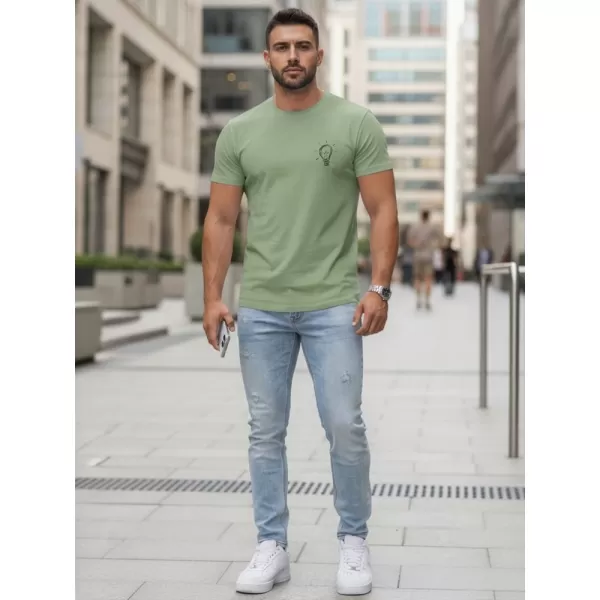  Muška majica kratkih rukava DSTREET NX0137R-MO ZELENA 