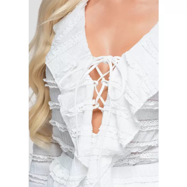  Ženska bluza OMBRE OW-TS-E0067 BIJELA 