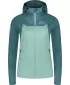 Ženska softshell jakna NORDBLANC OUTLAND NBSSL8324 ZELENO/SIVO
