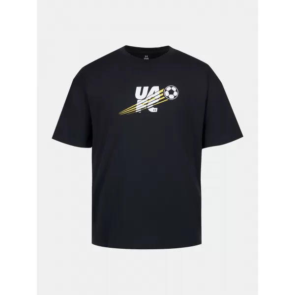  Muška majica kratkih rukava UNDER ARMOUR M GFB MULTI COLOR HWT SS 6010362-001 CRNA 
