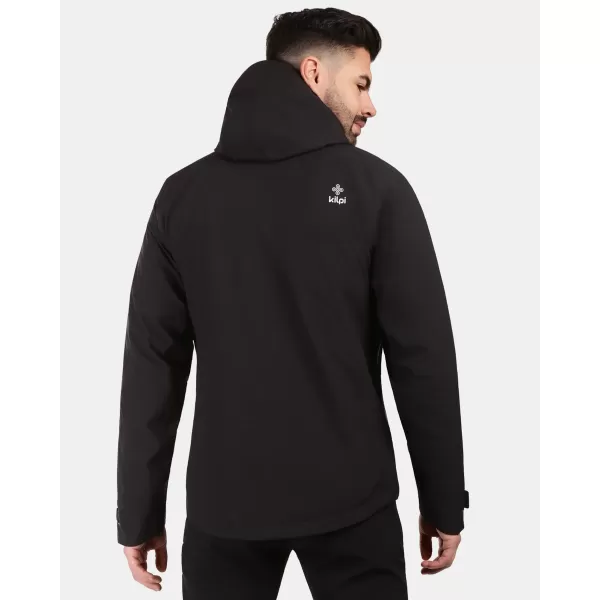  Muška hardshell jakna KILPI MAMBA-M 1M0101KI CRNA 