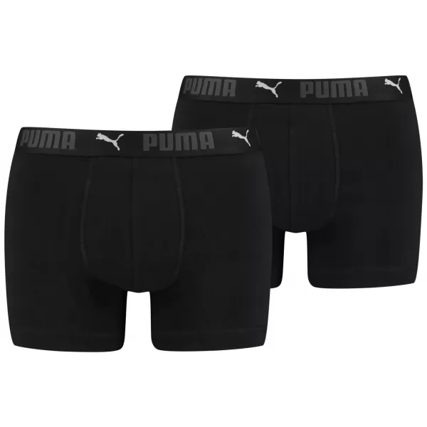  Muške bokserice PUMA SPORT COTTON BOXER 2P 93552101 CRNA 