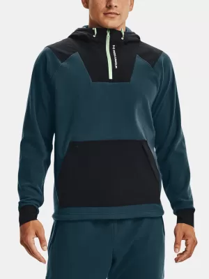 Muški sweatshirt UNDER ARMOUR UA RUSH FLEECE HOODIE 1366177-413 PLAVA