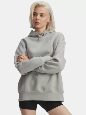 Ženski sweatshirt UNDER ARMOUR ICON FLEECE OS HOODIE 1379495-069 SIVA