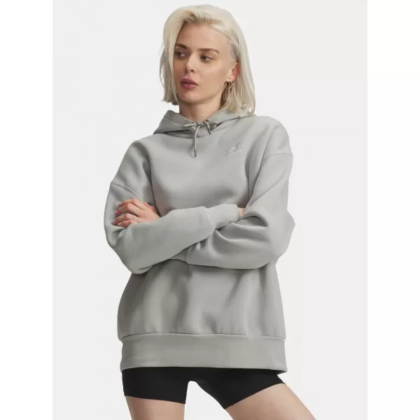  Ženski sweatshirt UNDER ARMOUR ICON FLEECE OS HOODIE 1379495-069 SIVA 