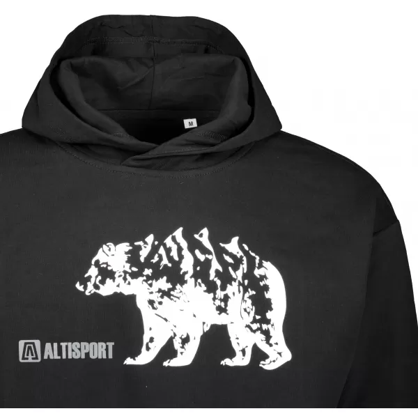  Muški sweatshirt ALTISPORT ALM193422 CRNA 