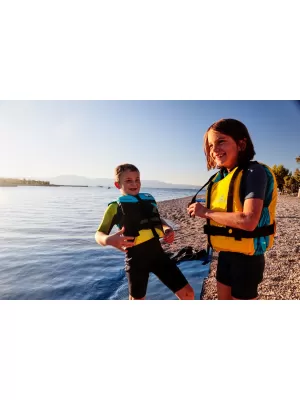 Prsluk za plivanje SPINERA SUP/kajak junior ŽUTA BOJA