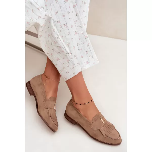  Ženske mokasine BOTO 3742 KAKI 