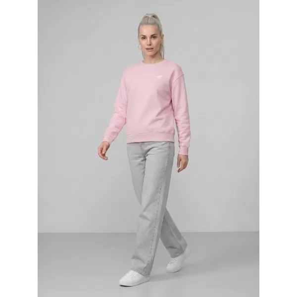  Ženski sweatshirt 4F WMM00TSWSF2534 SVIJETLORUŽIČASTA 