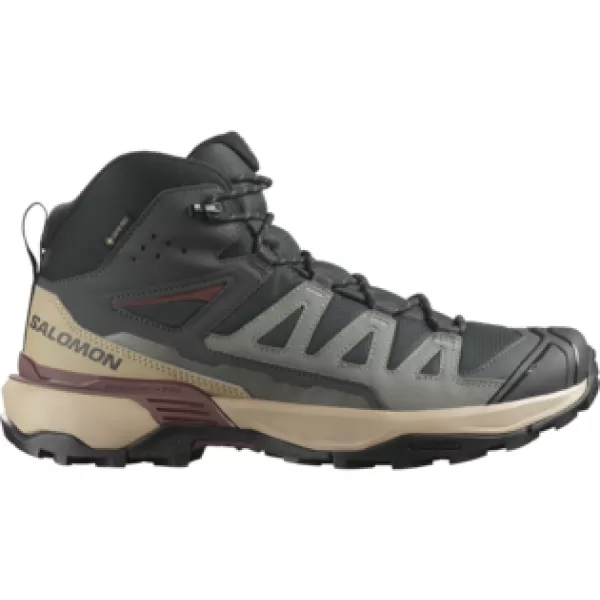  Muške cipele SALOMON X ULTRA 360 MID GORE-TEX L47743300 FANTOM/DESERT TAN/RUM GROŽĐICA 
