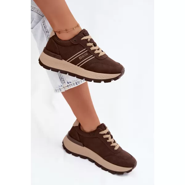  Ženske tenisice BIG STAR SHOES UU274040 SMEĐA/BEŽ 