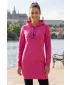 Ženska produžena majica ALTISPORT ALW091419 MAGENTA