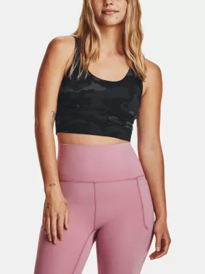 Ženska majica bez rukava UNDER ARMOUR MERIDIAN FITTED CROPTANKPRNT 1380983-021 CRNA