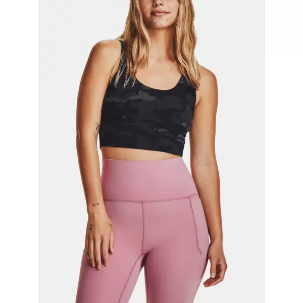  Ženska majica bez rukava UNDER ARMOUR MERIDIAN FITTED CROPTANKPRNT 1380983-021 CRNA 
