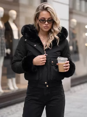 Ženska jakna DSTREET TY5996 CRNA